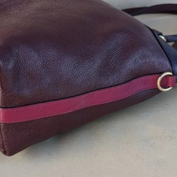 👜COACH colorblock tote shoulder purse - Picture 12 of 15